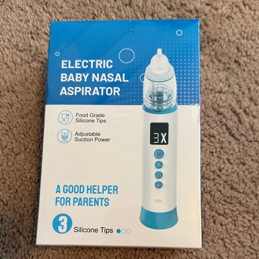 Blue Electric Baby Nasal Aspirator
